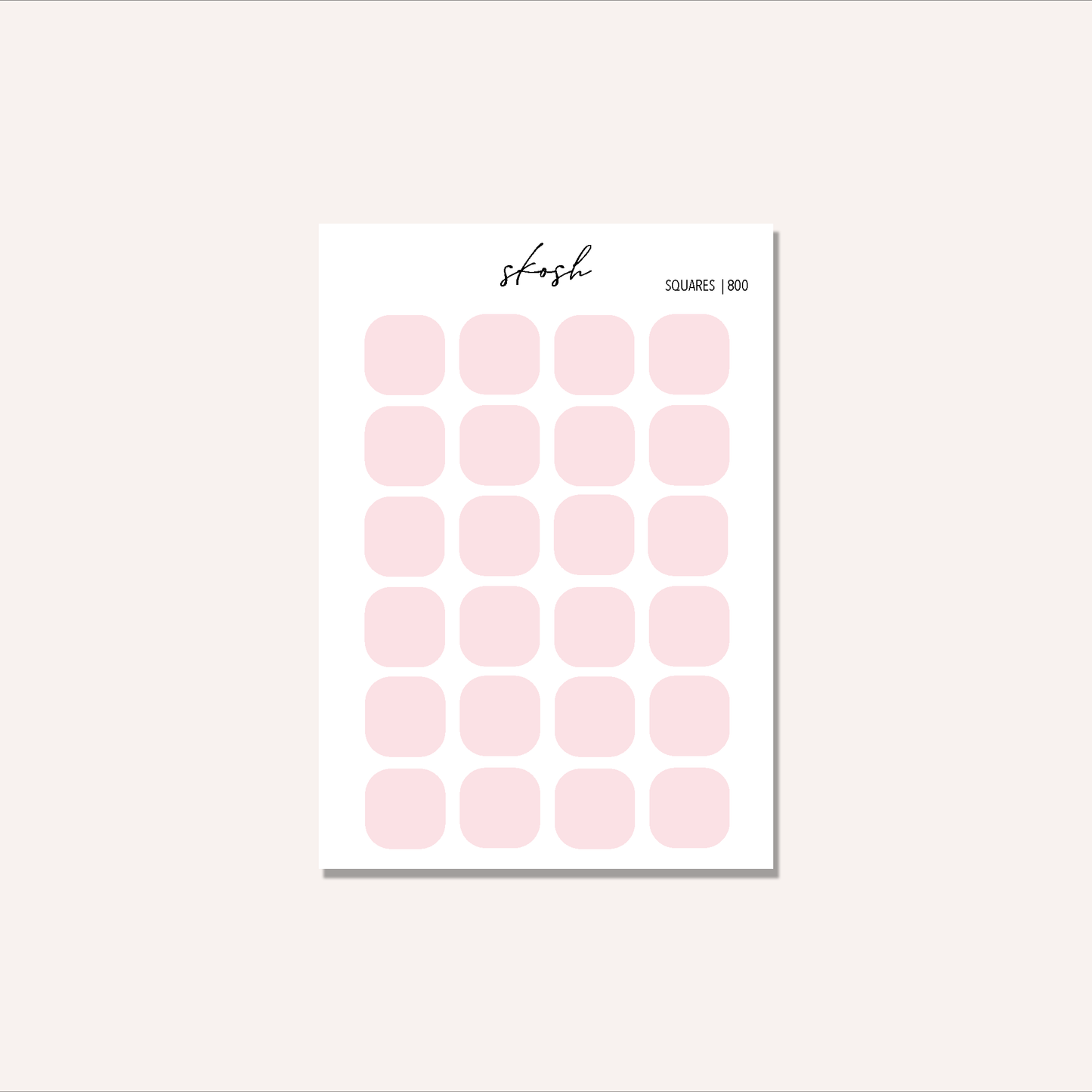 Tombow Rounded Square Stickers