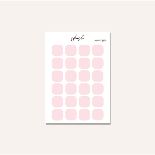 Tombow Rounded Square Stickers