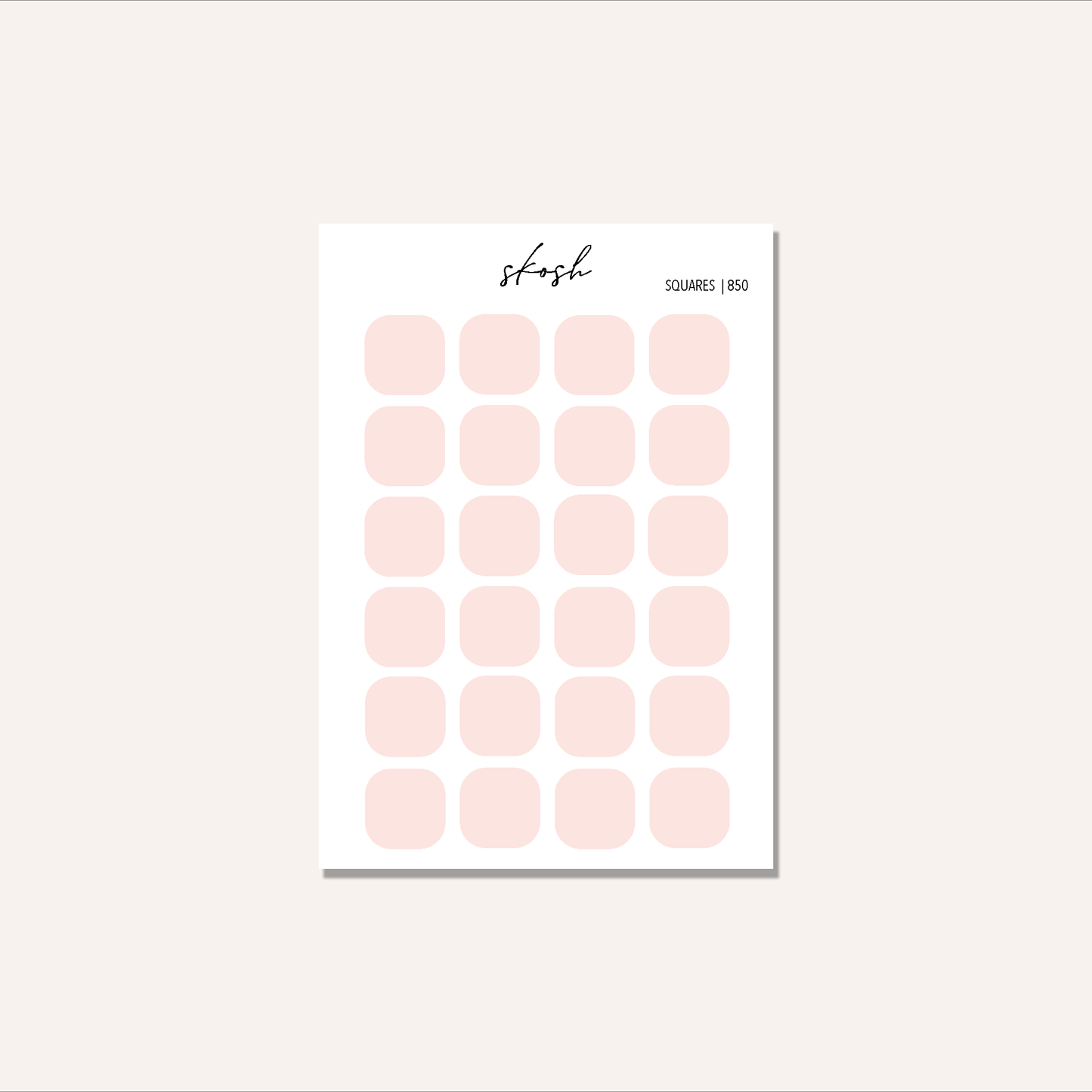 Tombow Rounded Square Stickers