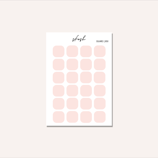 Tombow Rounded Square Stickers