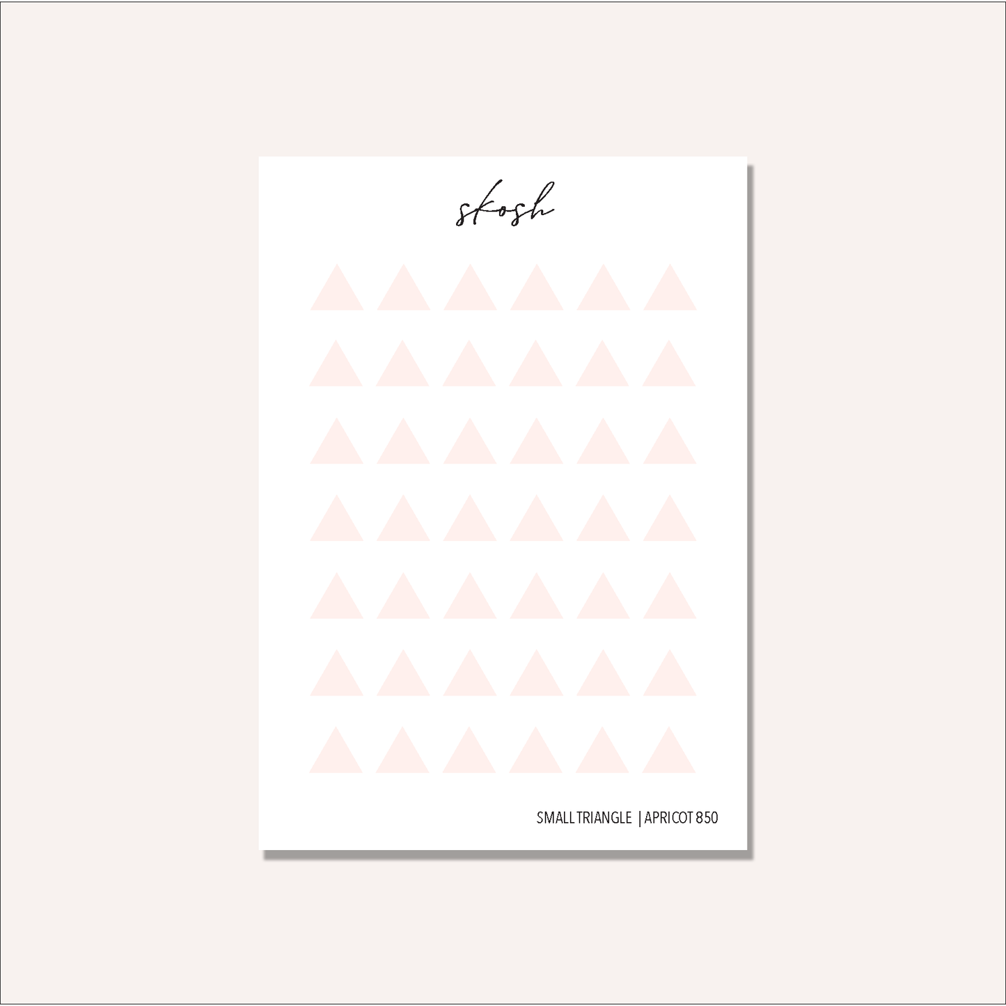 Tombow Small Triangle Stickers