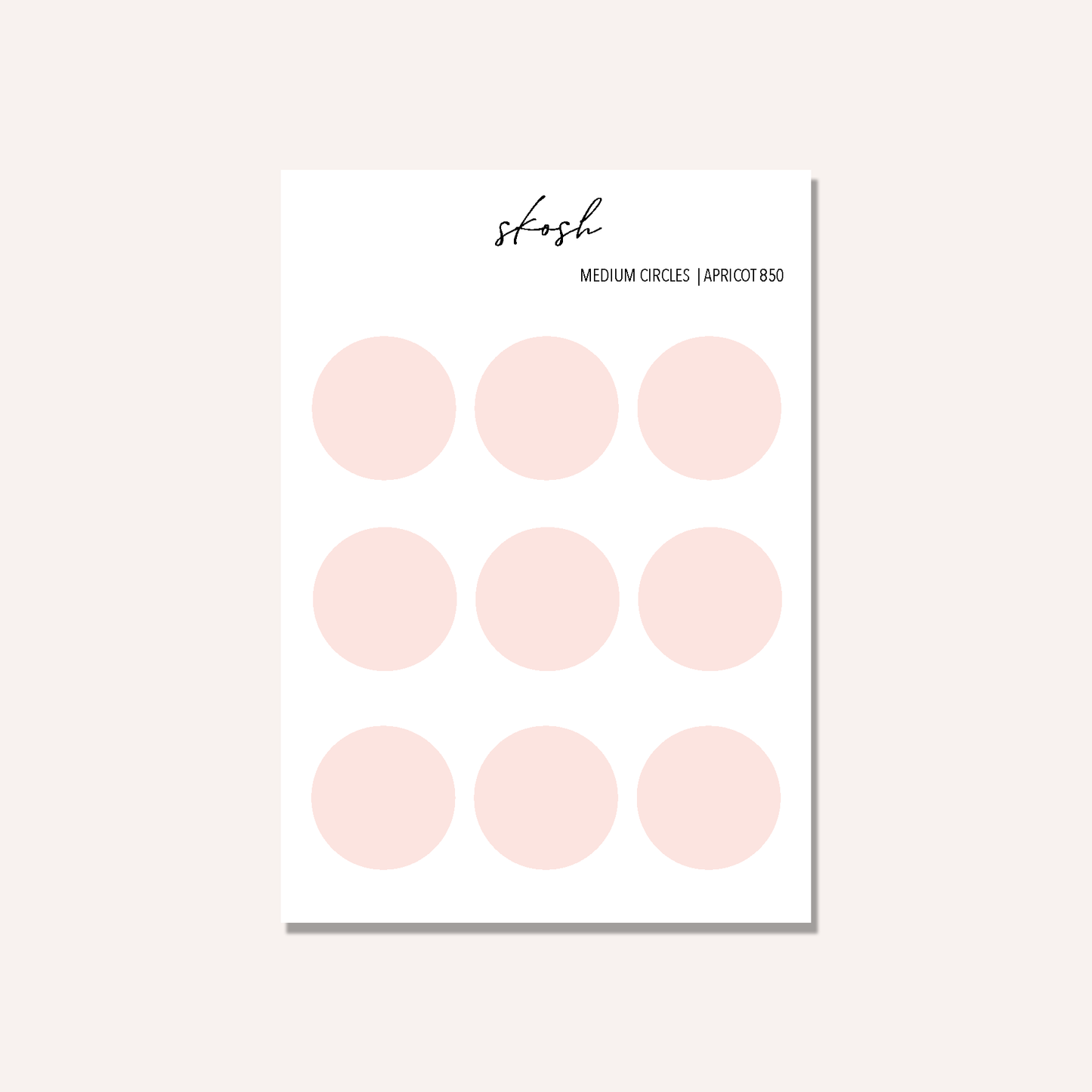 Tombow Medium Circle Stickers