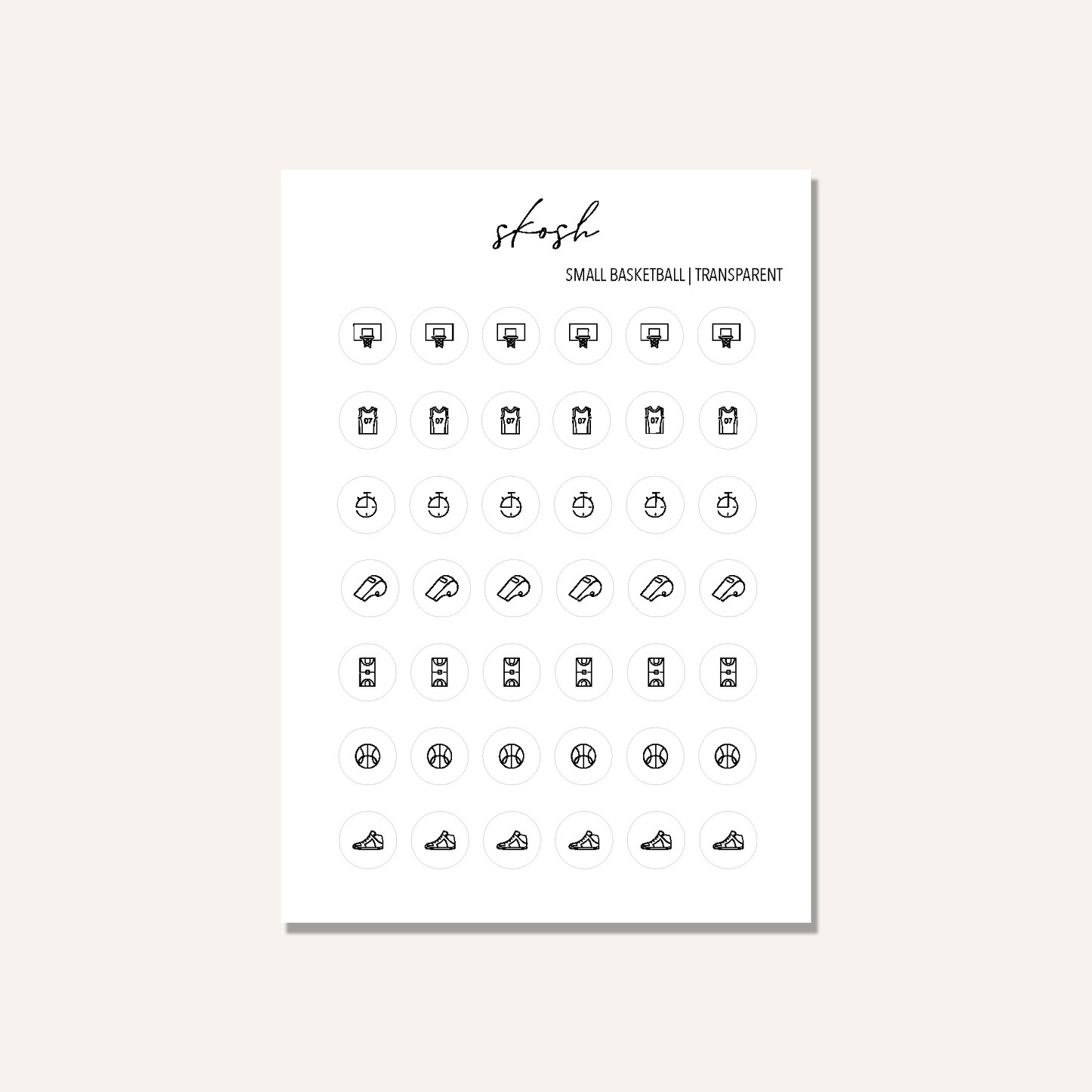 Sports Icon Stickers