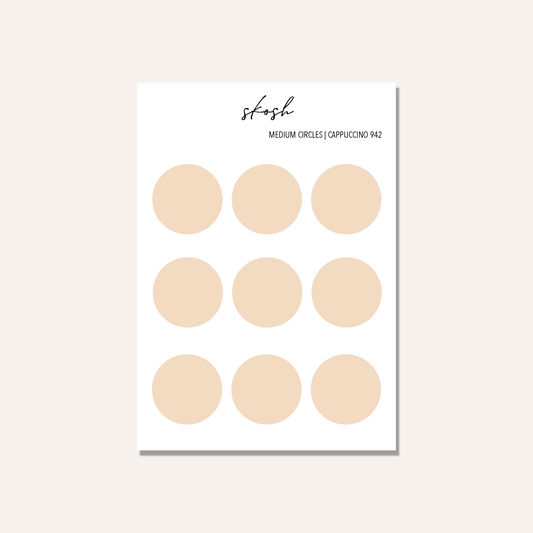 Tombow Medium Circle Stickers