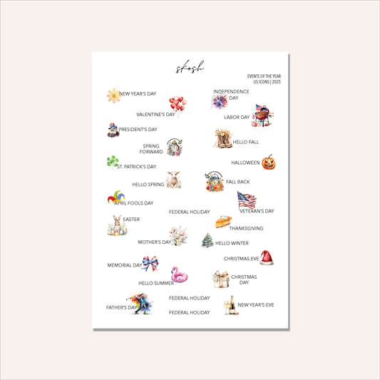 Events of the Year with Icons | 2025