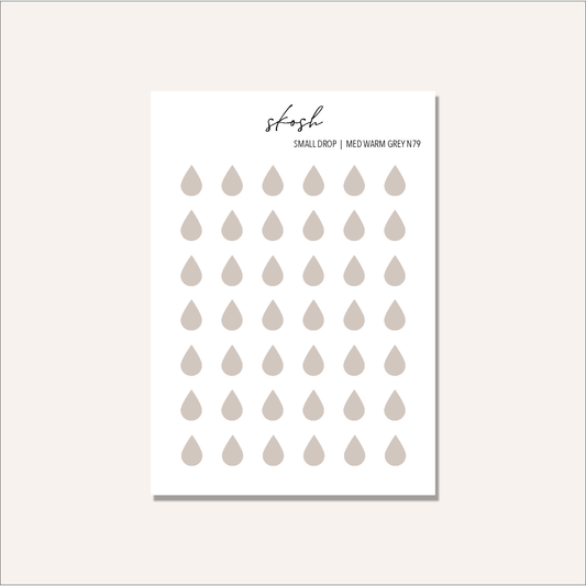 Tombow Small Teardrop Stickers