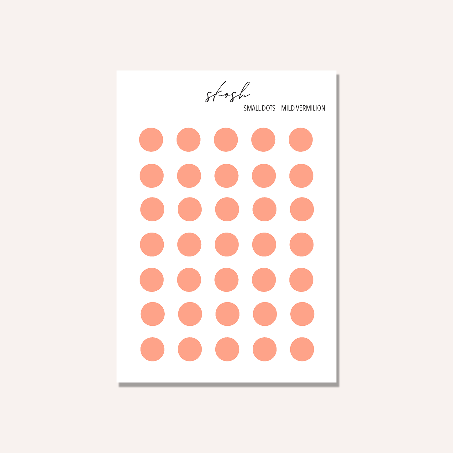 Mildliner Small Dot Stickers
