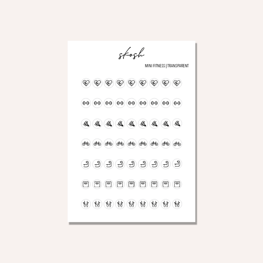 Fitness Icon Stickers