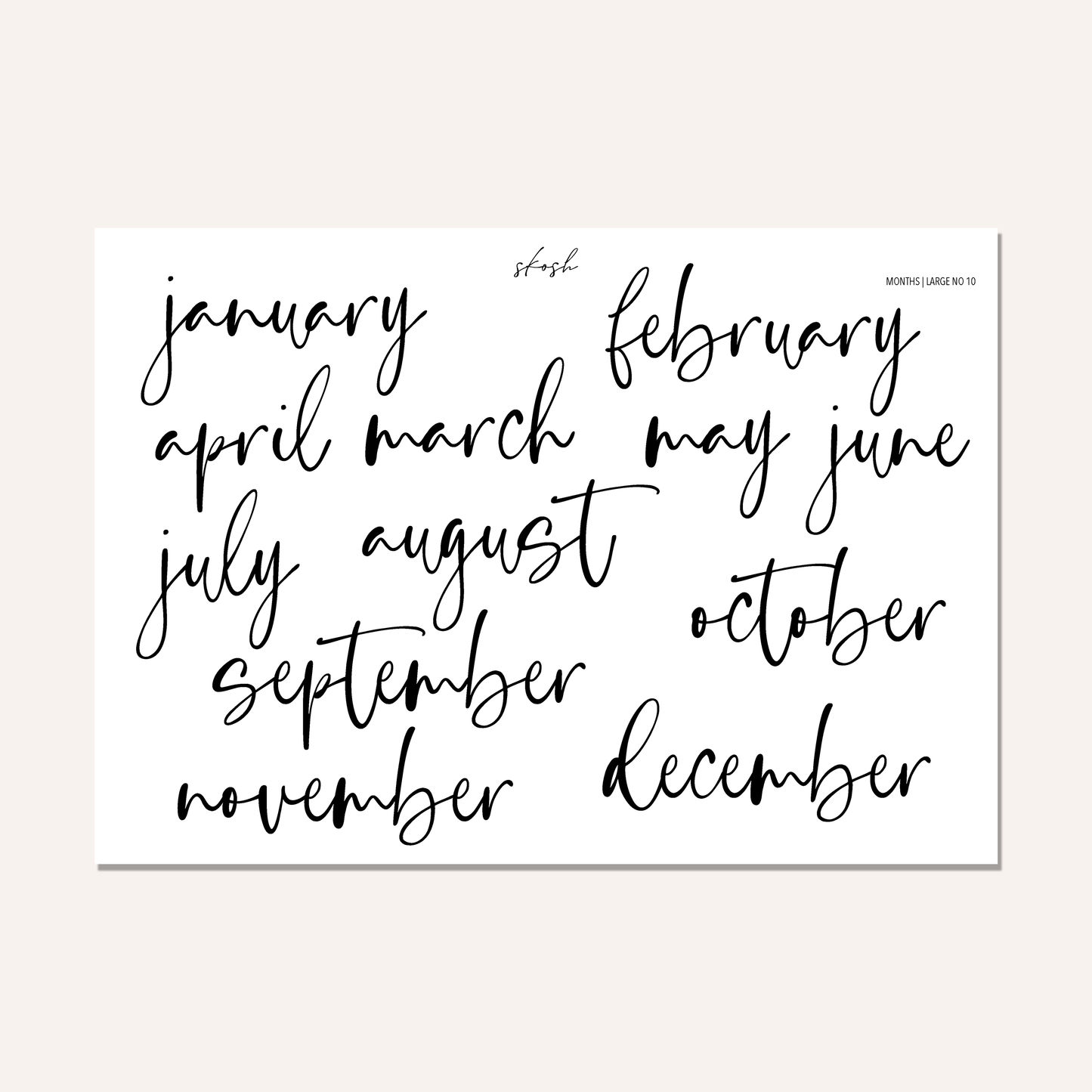 Large Months