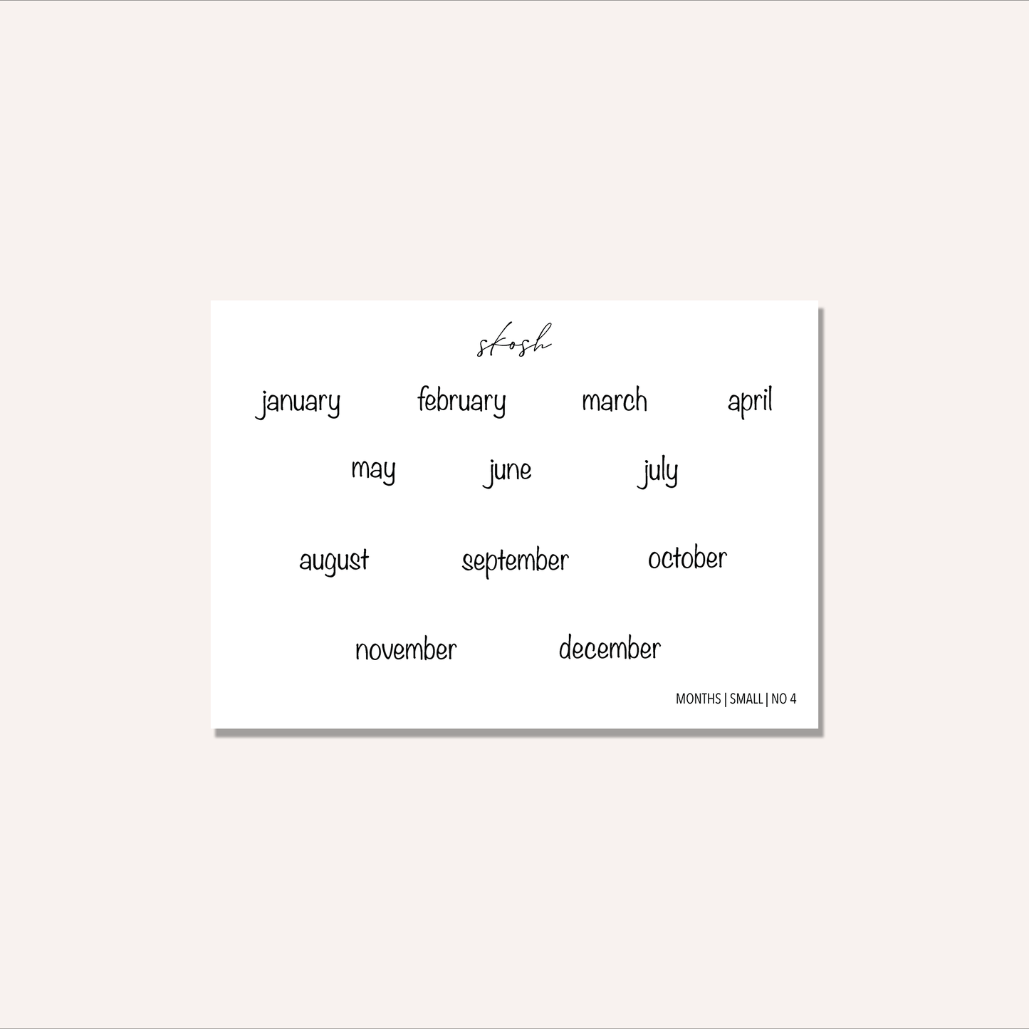 Small Months
