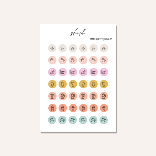 Coffee Icon Stickers