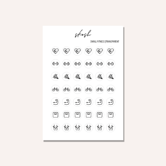 Fitness Icon Stickers