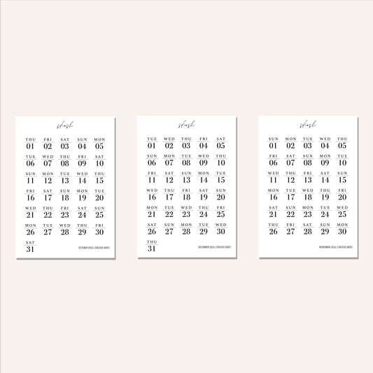 Stacked Dates | Bundles