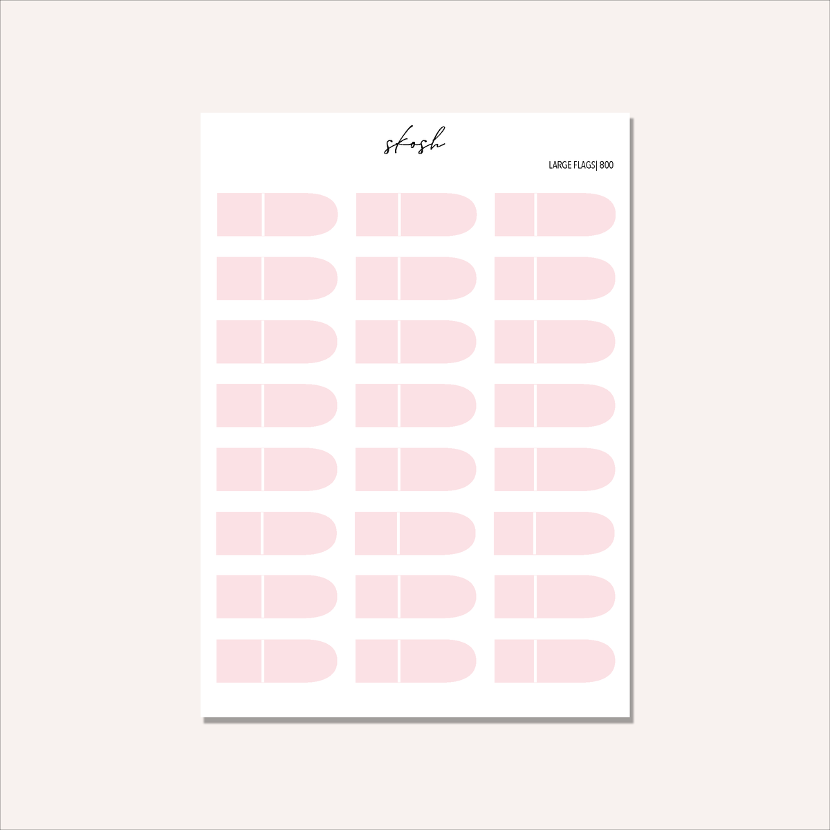 Tombow Large Flag Stickers