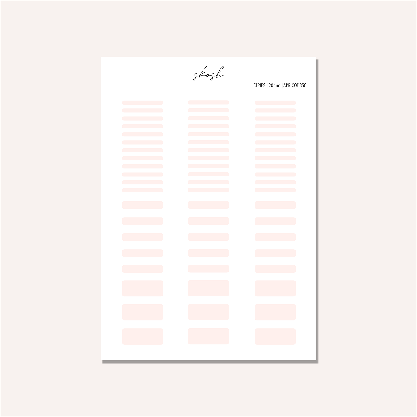 Tombow Sticker Strips