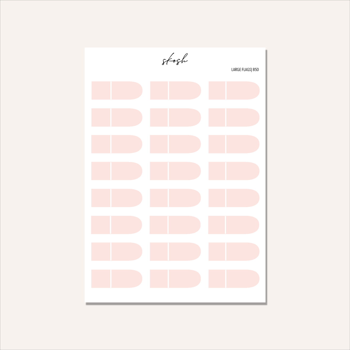Tombow Large Flag Stickers