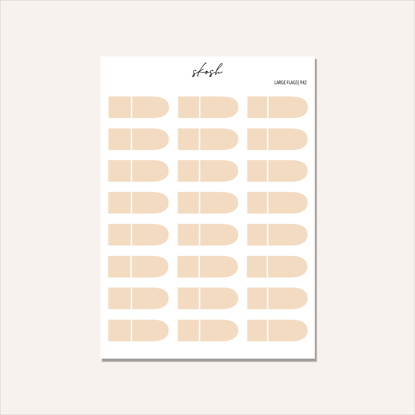Tombow Large Flag Stickers