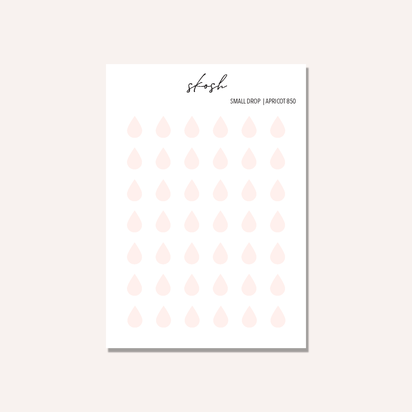 Tombow Small Teardrop Stickers
