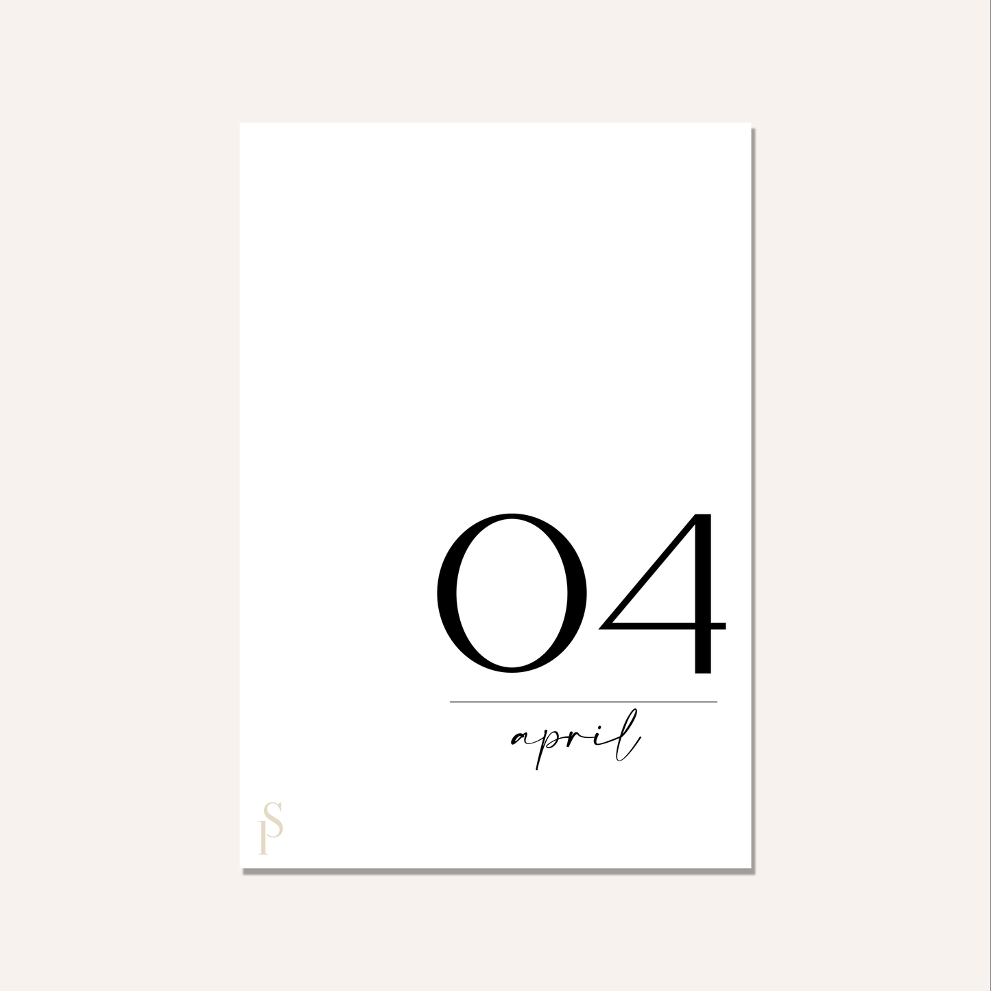 Minimal Number Monthly Dashboards