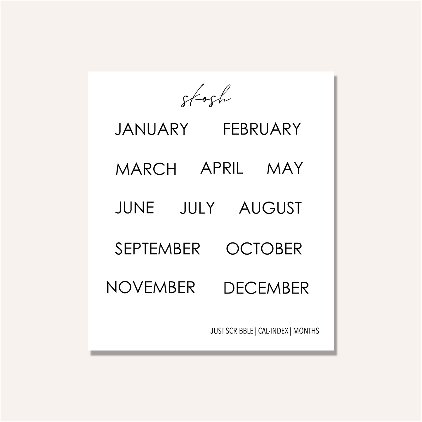 Just Scribble Weekly Focus | Complete Dating Bundle