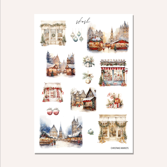 Christmas and Holiday Elements & Quote Stickers | Various Themes