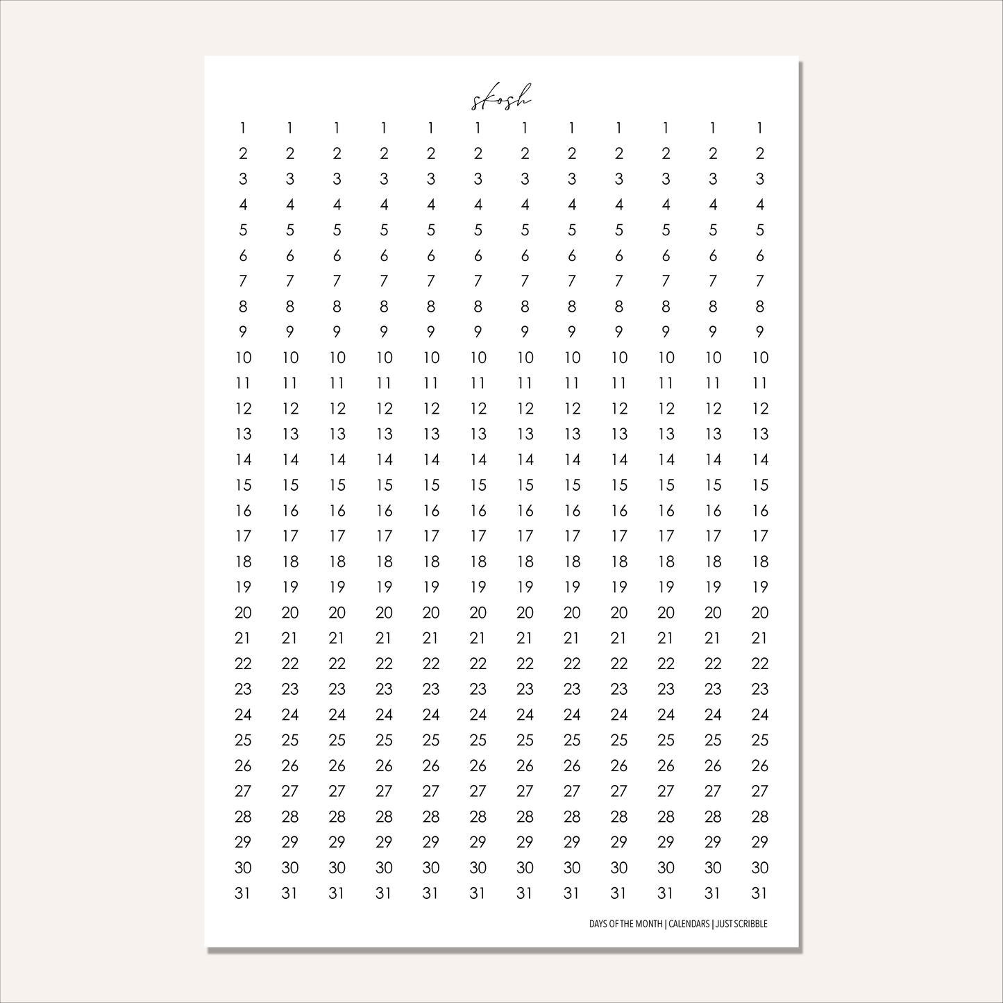 Just Scribble Weekly Focus | Complete Dating Bundle