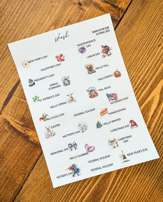 Events of the Year with Icons | 2025