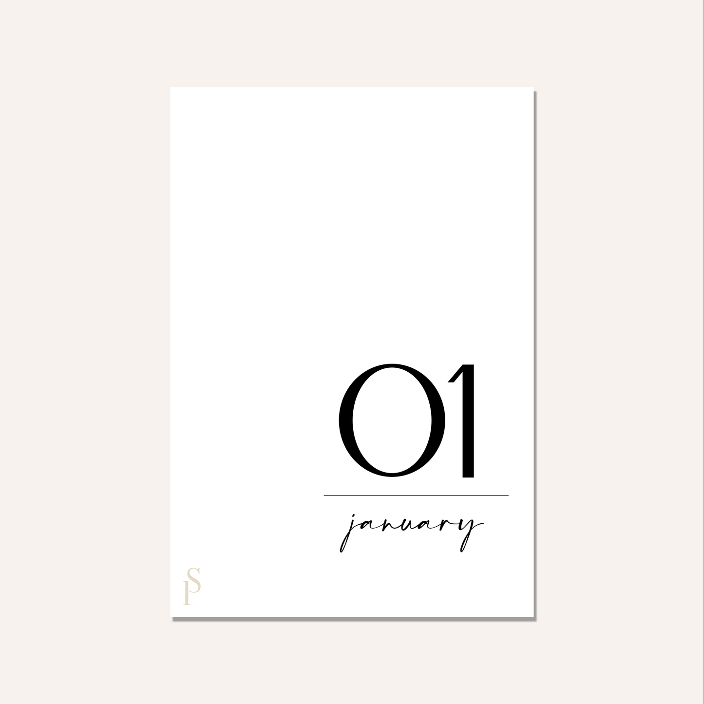 Minimal Number Monthly Dashboards