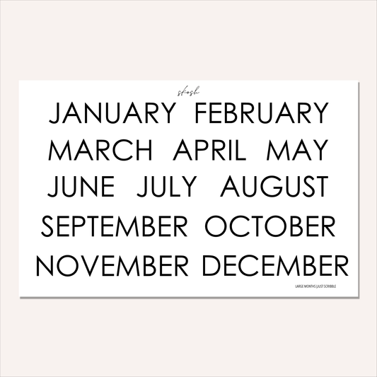 Just Scribble Weekly Focus | Months Bundle