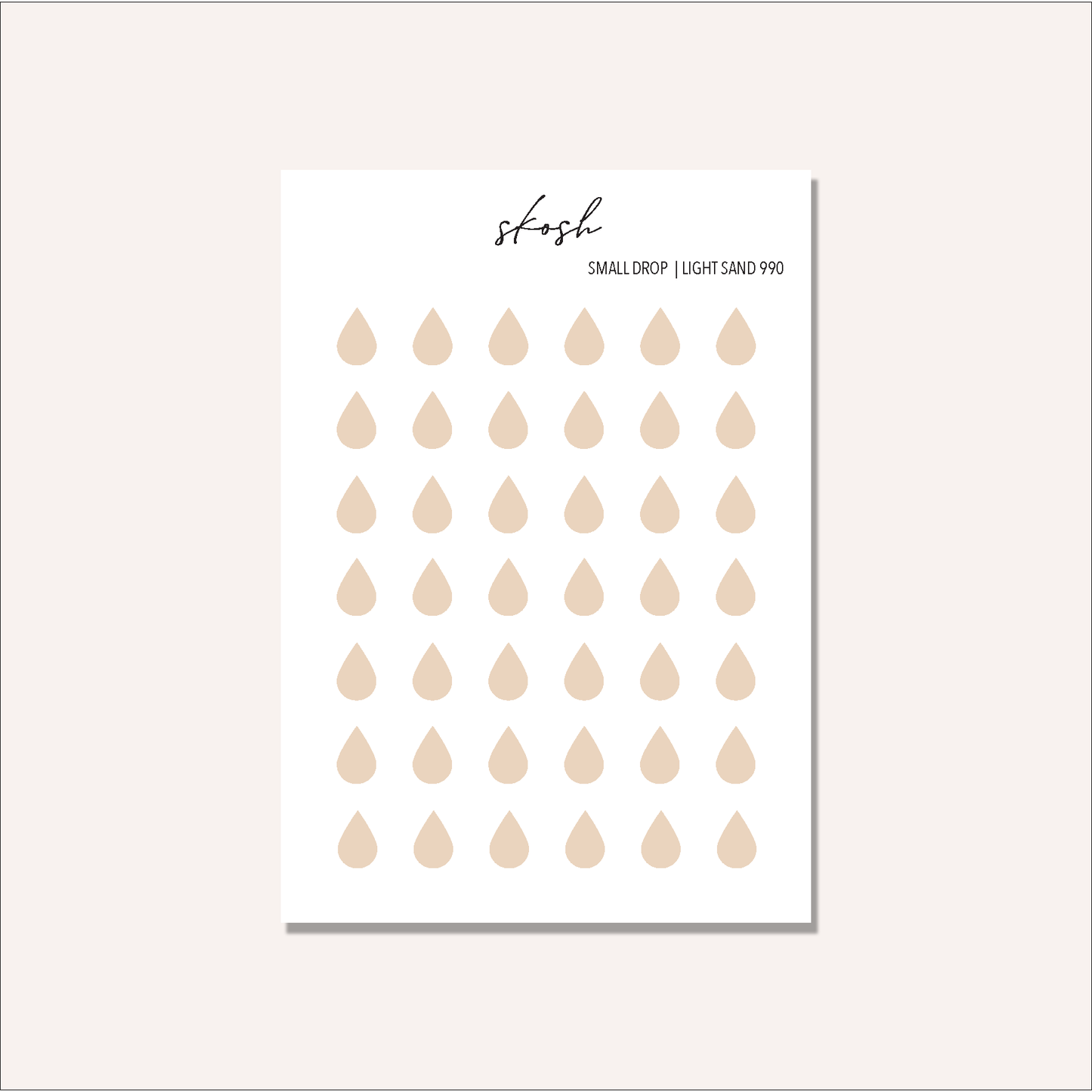 Tombow Small Teardrop Stickers