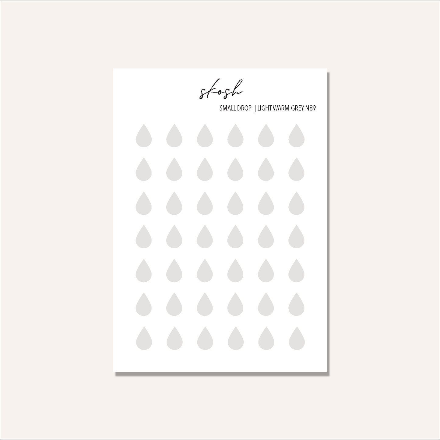 Tombow Small Teardrop Stickers