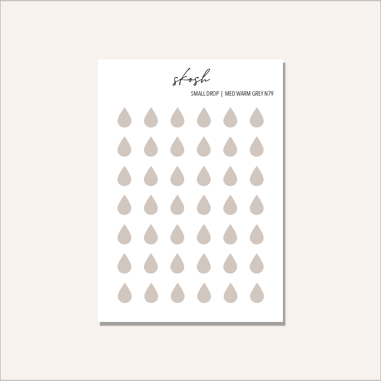 Tombow Small Teardrop Stickers