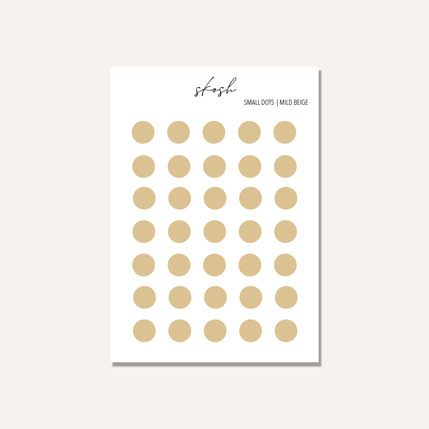 Mildliner Small Dot Stickers