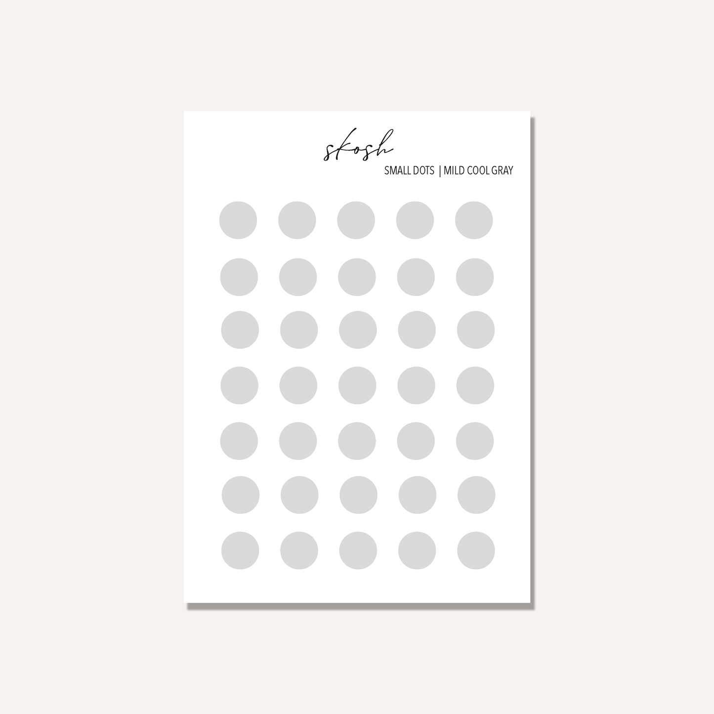 Mildliner Small Dot Stickers