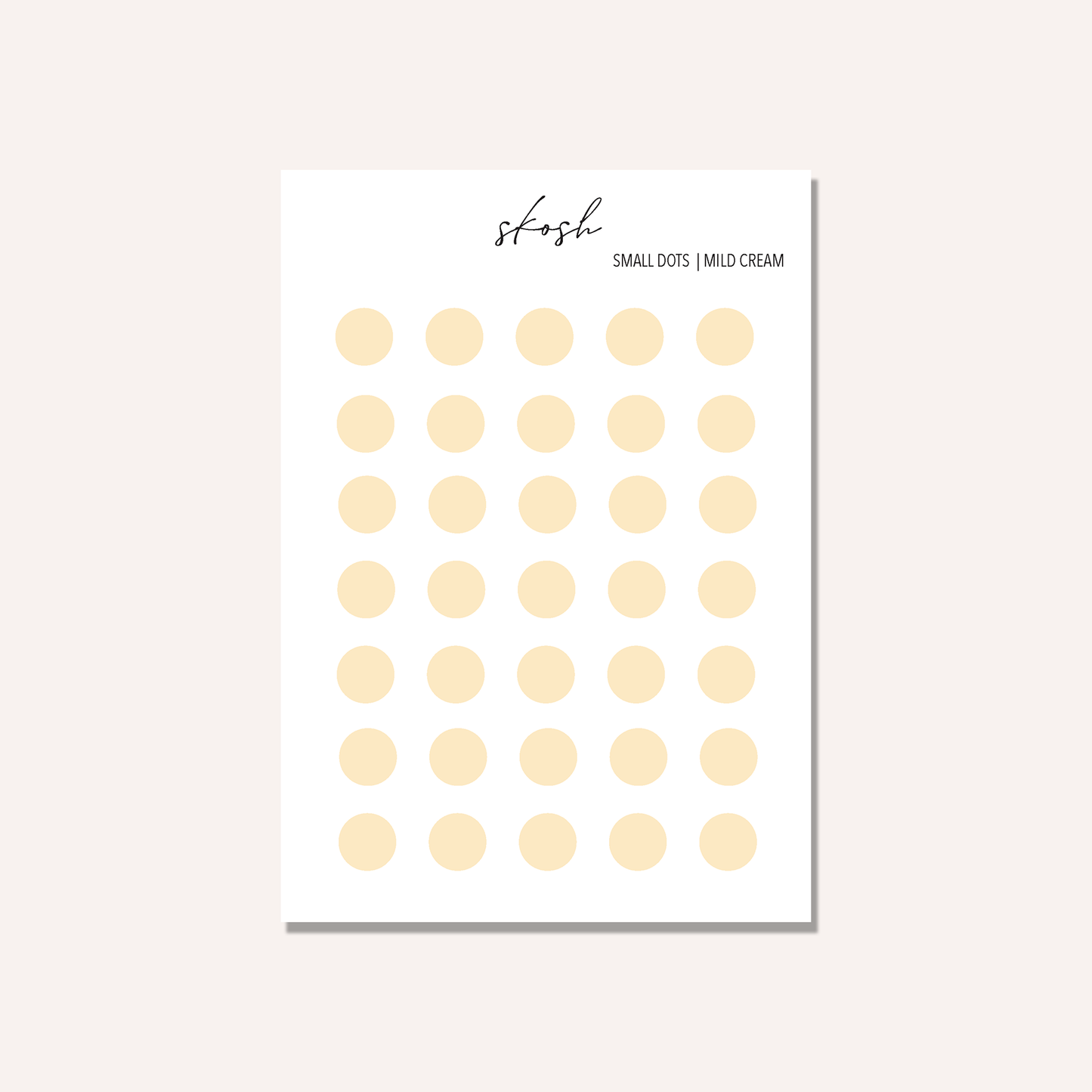 Mildliner Small Dot Stickers