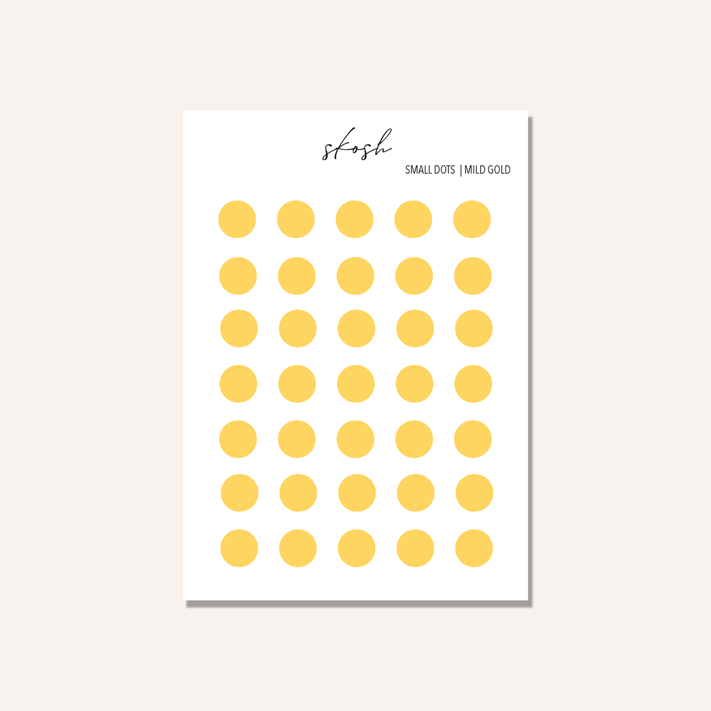 Mildliner Small Dot Stickers