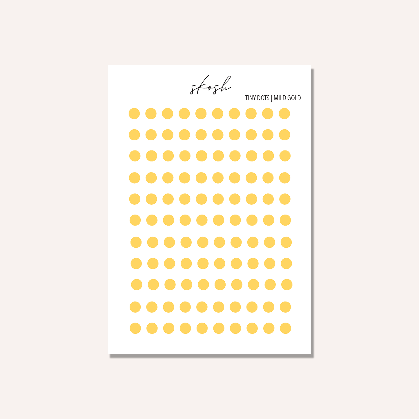 Mildliner Tiny Dot Stickers