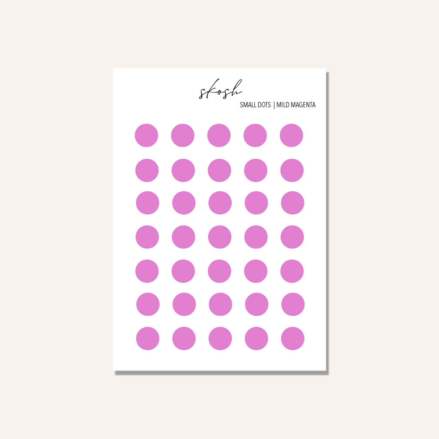 Mildliner Small Dot Stickers