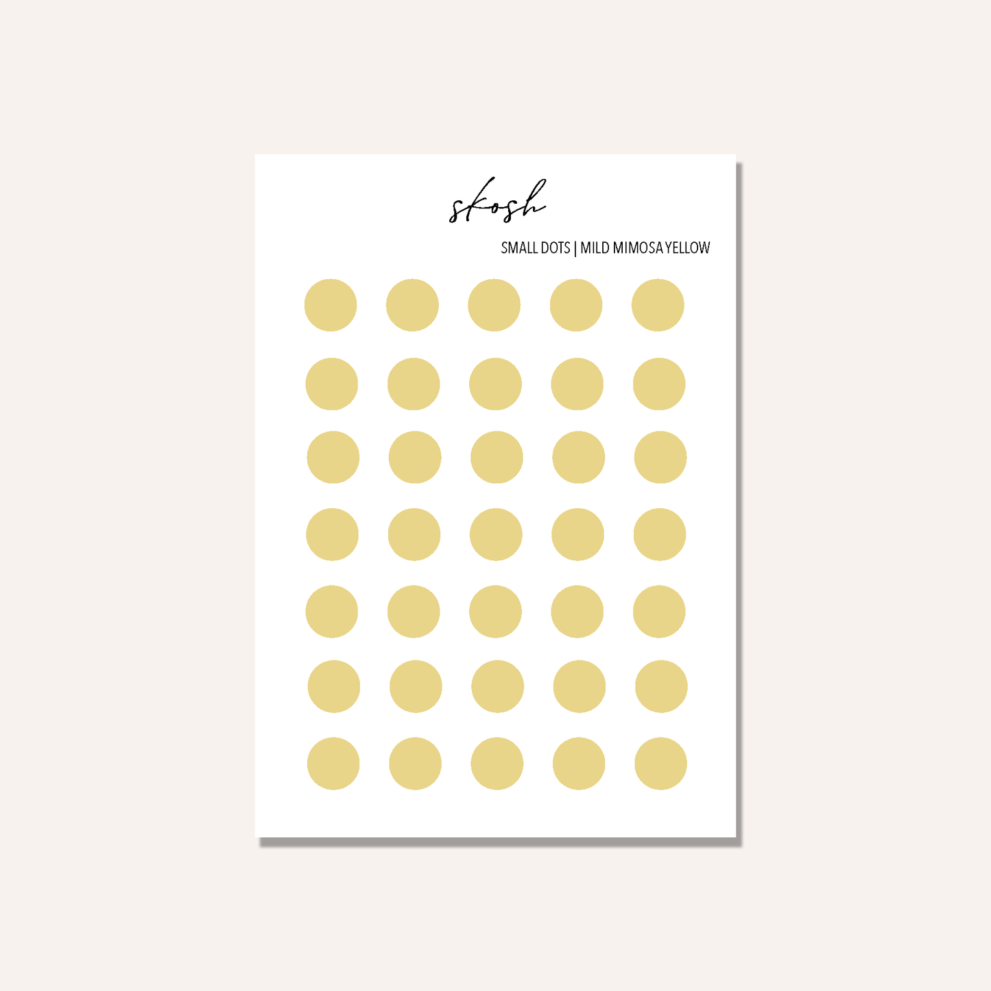 Mildliner Small Dot Stickers