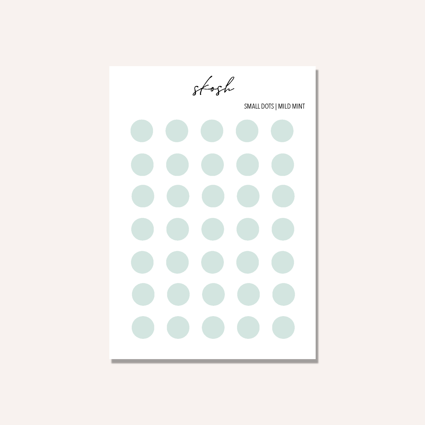 Mildliner Small Dot Stickers