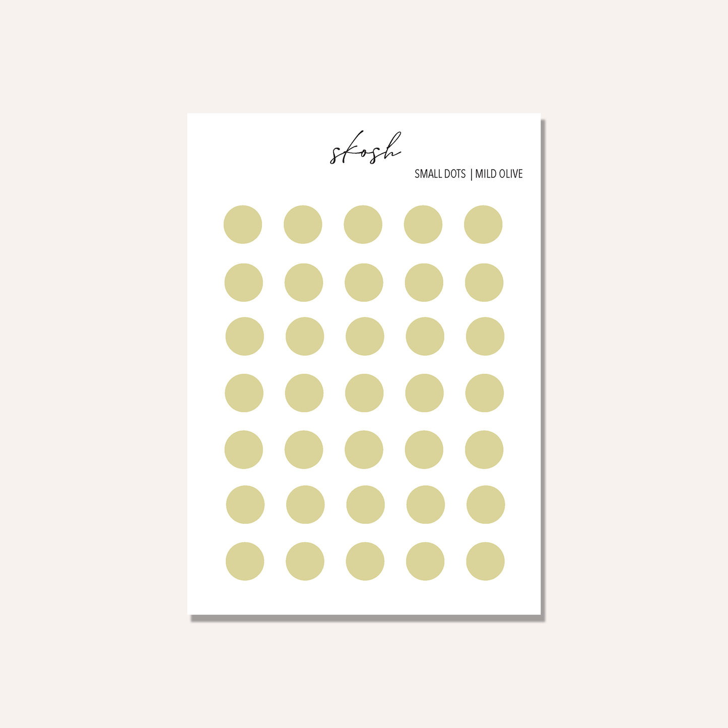 Mildliner Small Dot Stickers