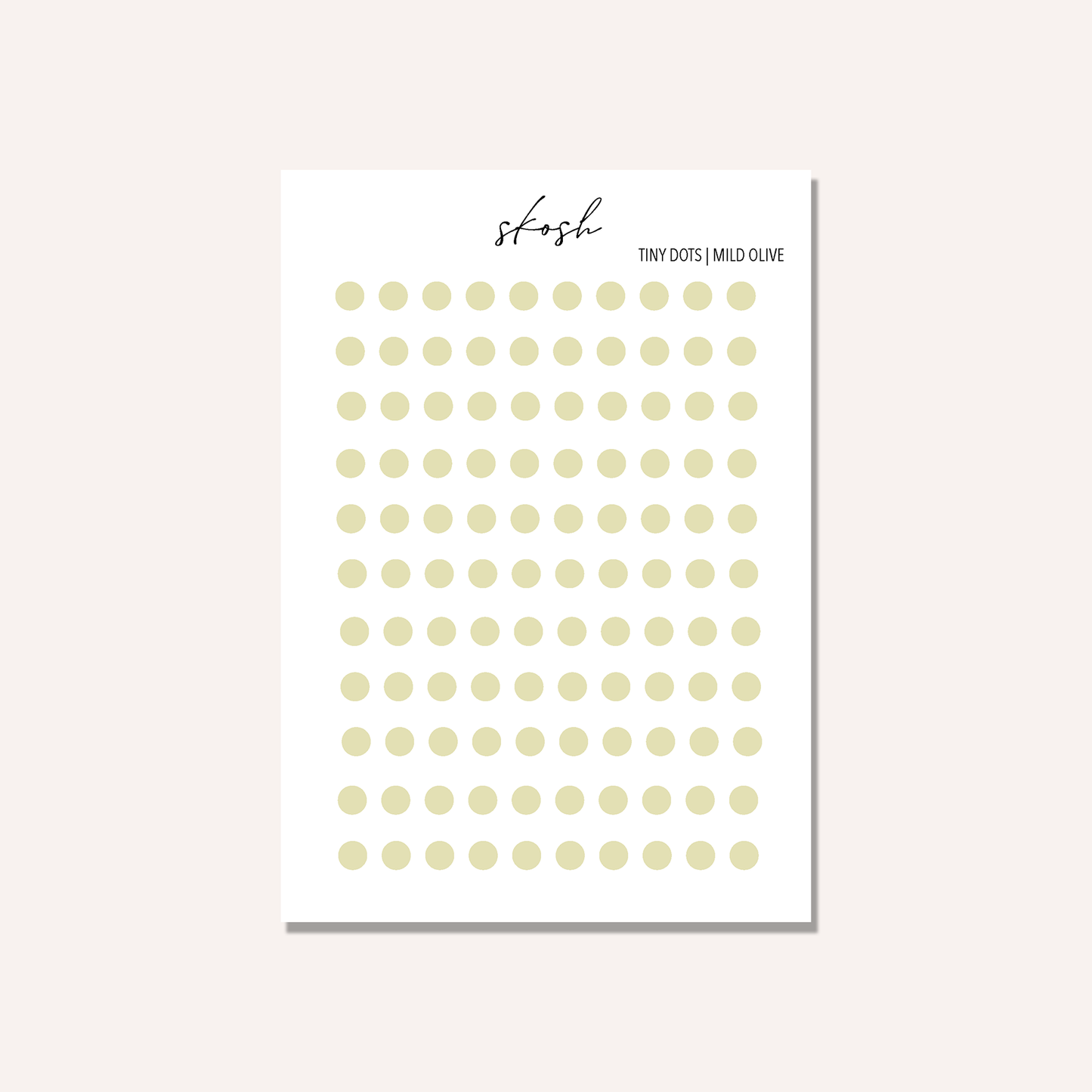 Mildliner Tiny Dot Stickers