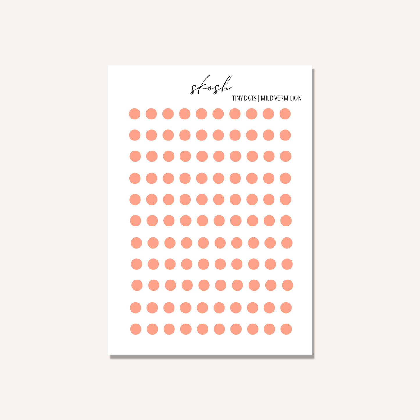 Mildliner Tiny Dot Stickers