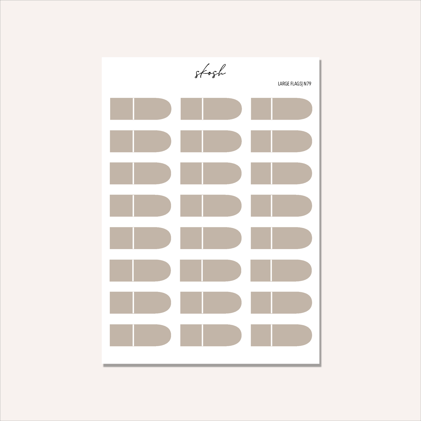 Tombow Large Flag Stickers