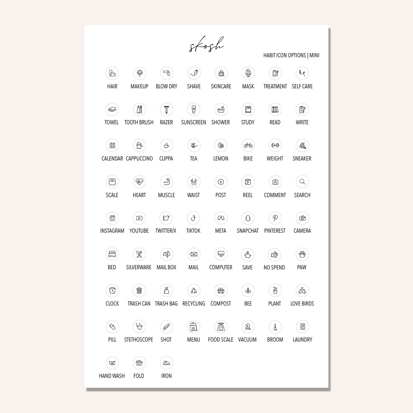 Custom Habit Icons