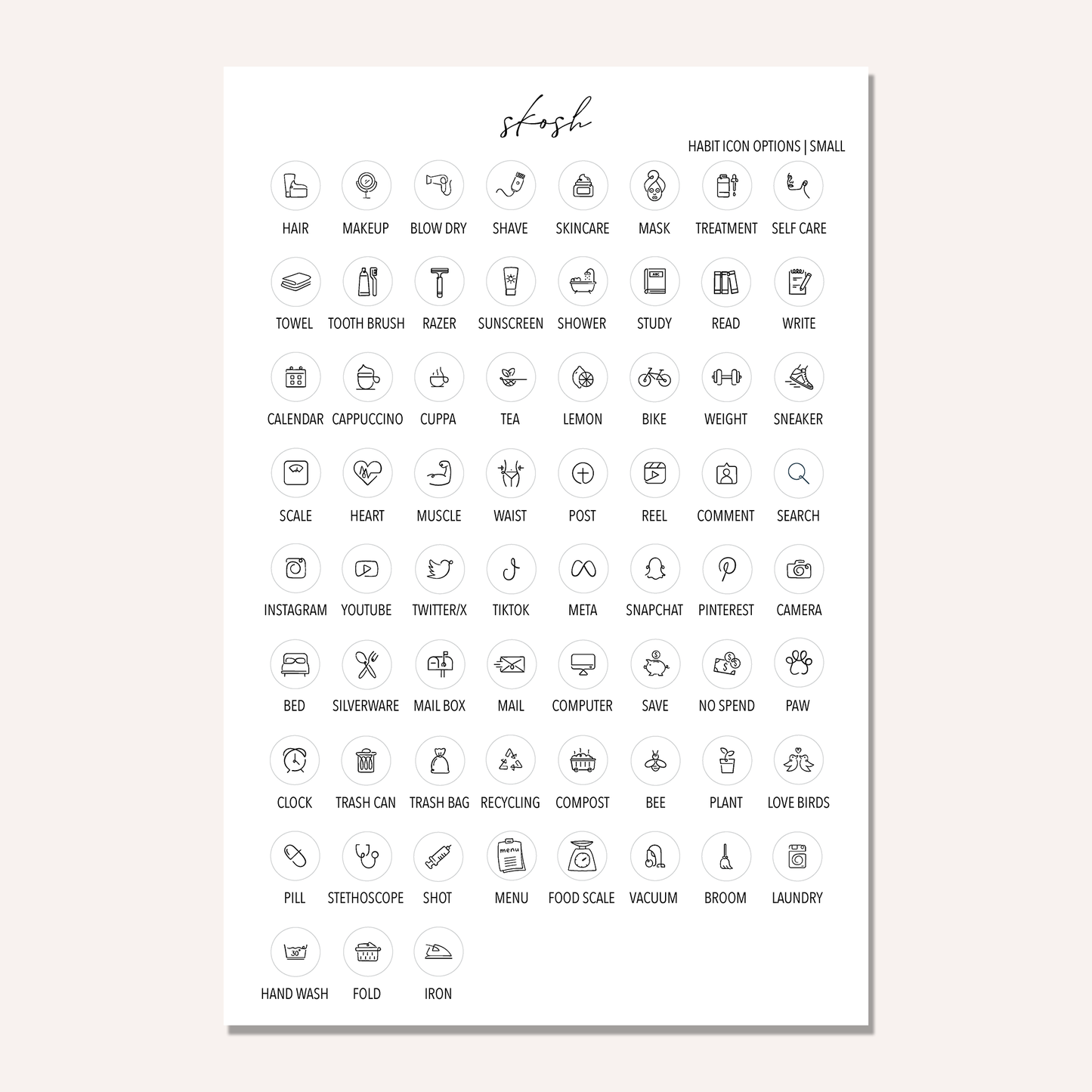 Custom Habit Icons