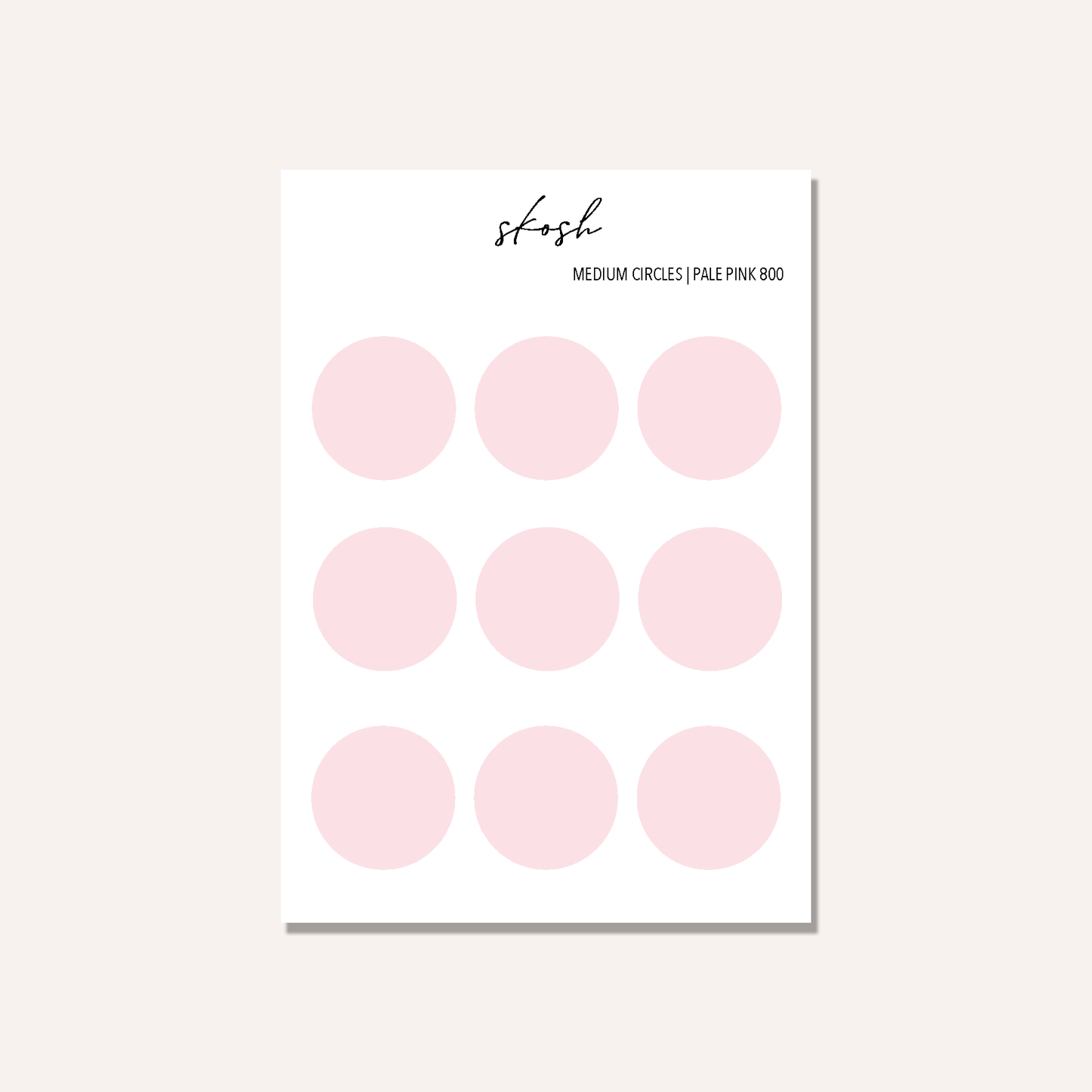 Tombow Medium Circle Stickers