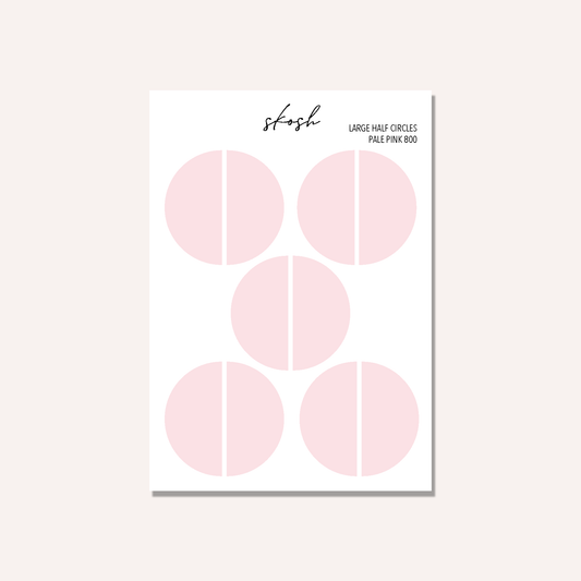 Tombow Large Half Circle Stickers