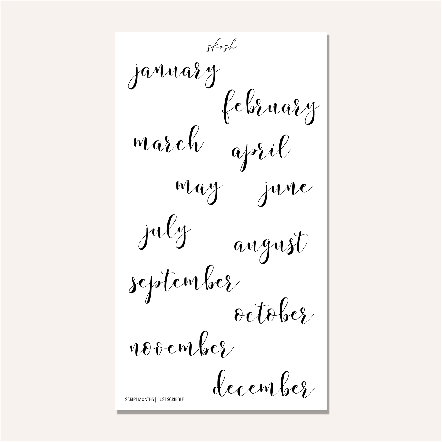 Just Scribble Weekly Focus | Complete Dating Bundle