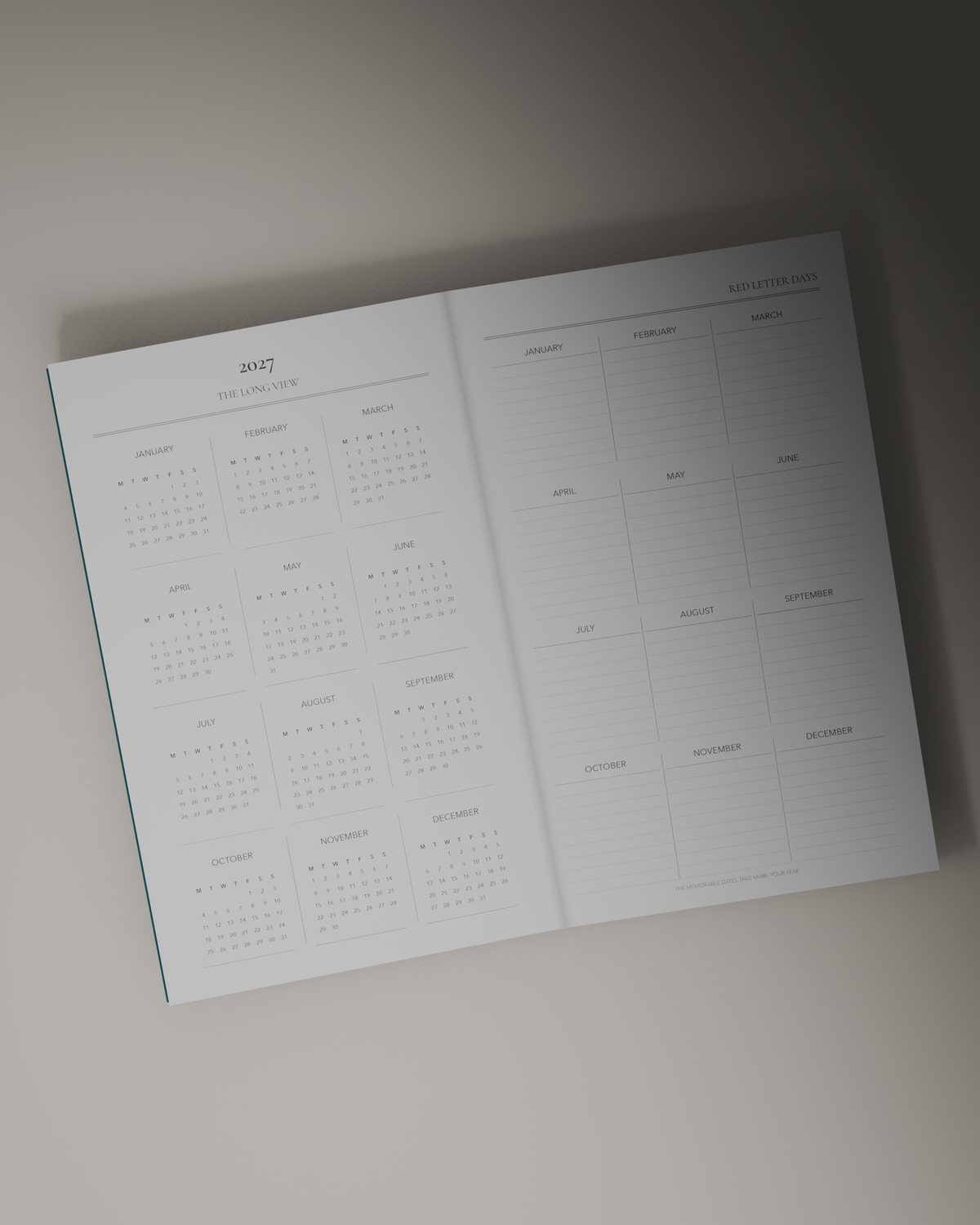 Weekbook • Volume 2027